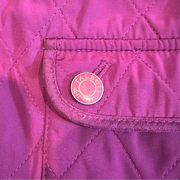 Talbots Quilted Vest with Fleece Lining - Picture 5 of 8